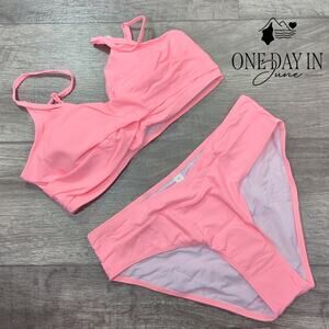 Charmo Cross Front Bikini Swimsuit Size M